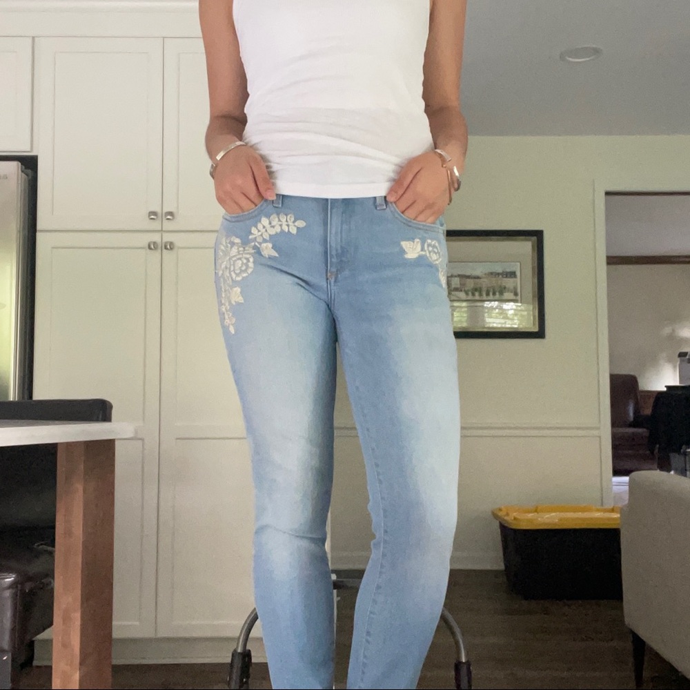 Floral Jeans